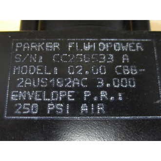 Parker 02.00 CBB2AUS182AC Cylinder 02.00CBB2AUS182AC3.000 - New No Box