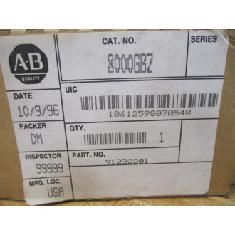 Allen Bradley 8000GBZ Micro Instructional Module Board 91232201