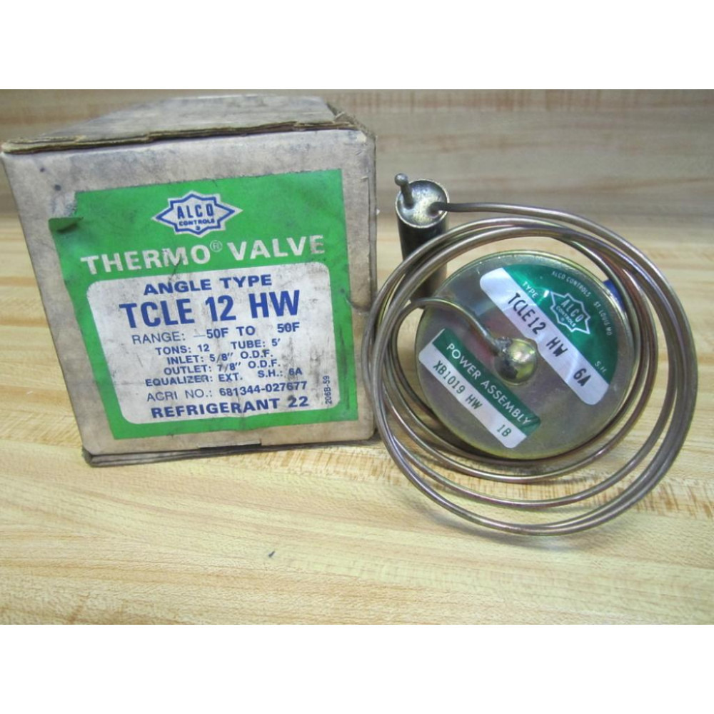 Alco TCLE 12 HW Expansion Valve Less Flange TCLE12HW Angle Type