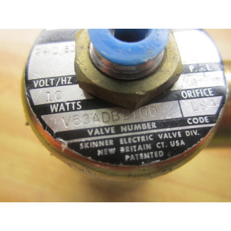 Skinner V53ADB2100 Solenoid Valve V53ADB2100 2 Wire Leads - New No Box