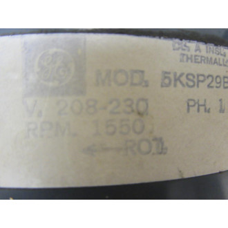 General Electric 5KSP29BG3002BT GE Motor 1550 RPM 120 HP - New No Box