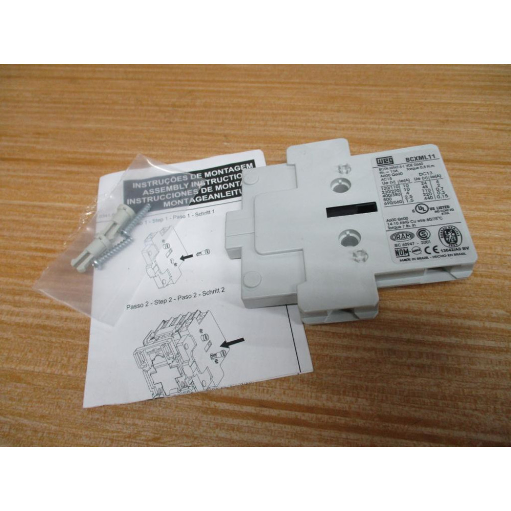 WEG BCXML11 Contact Block - New No Box