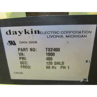Daykin TS2400 Transformer - Used