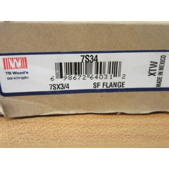 TB Wood's 7S-34 SF Flange 7S34