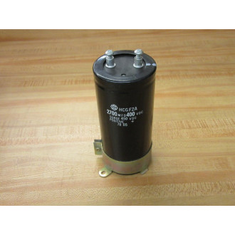 Hitachi HCGF2A Capacitor 2700 MFD-WBracket 400VDC - New No Box