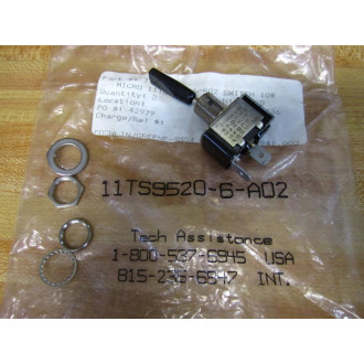 Micro Switch 11TS9520-6-A02 Honeywell Toggle Switch 11TS95206A02