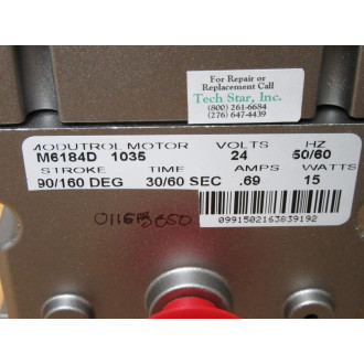 Honeywell M6184D-1035 Modutrol IV Motor M6184D1035
