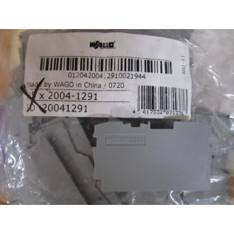 Wago 2004-1291 End & Intermediate Plate 20041291 (Pack of 31)