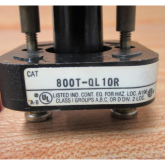 Allen Bradley 800T-QL10R Pilot Light 800TQL10R (Pack of 6) - Used