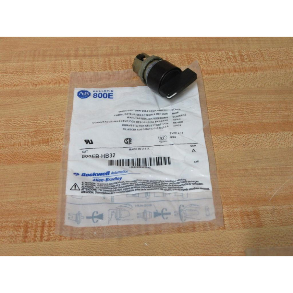 Allen Bradley 800EB-HB32 Selector Switch 800EBHB32