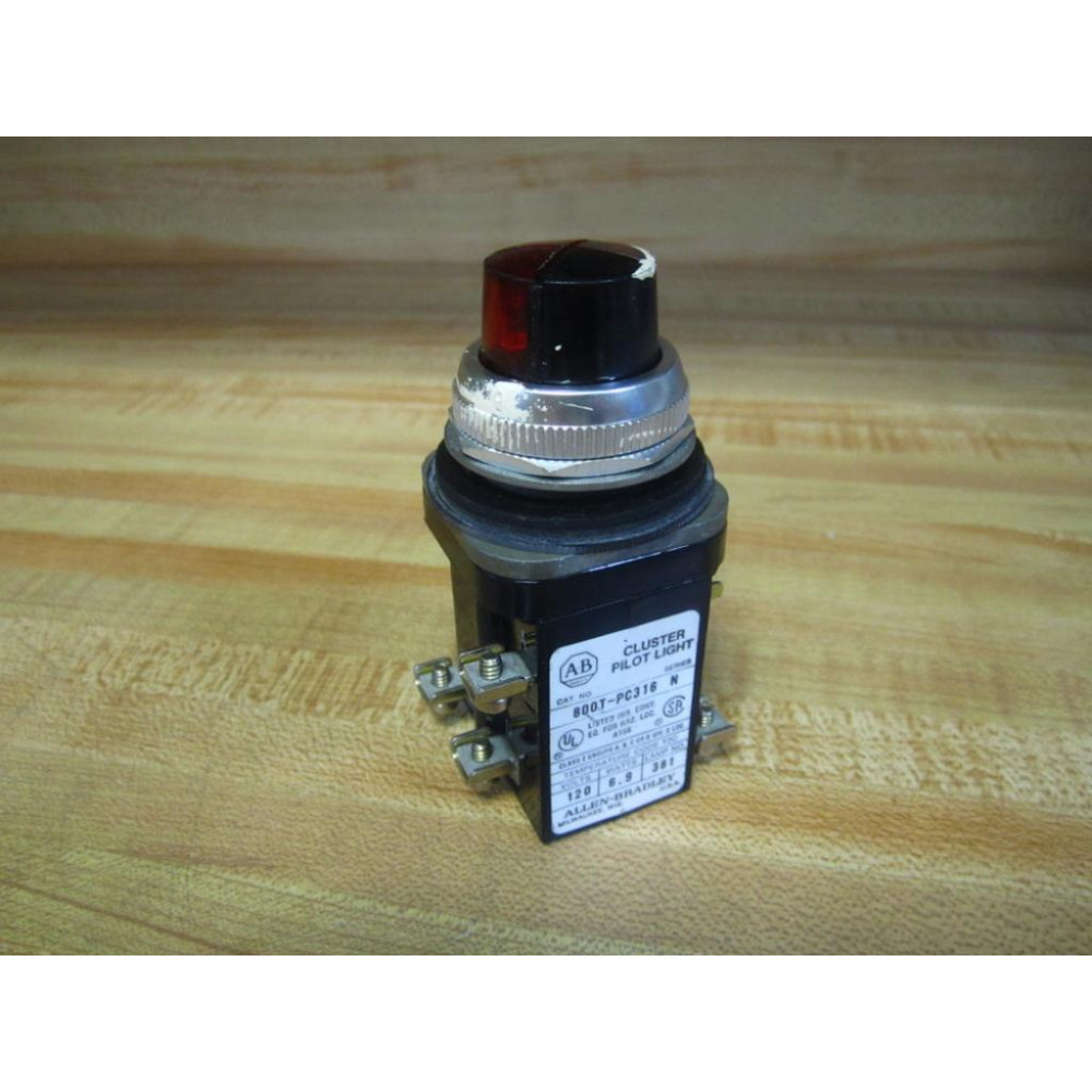 Allen Bradley 800T-PC316RRXR Cluster Pilot Light 800TPC316RRXR - Used