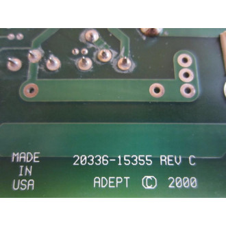 Adept 10336-15355 Power Control Board 20336-15355 - Used