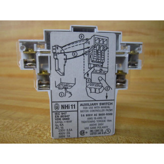 Eaton NHI11-PKZM1 Auxiliary Switch NHi 11 - New No Box