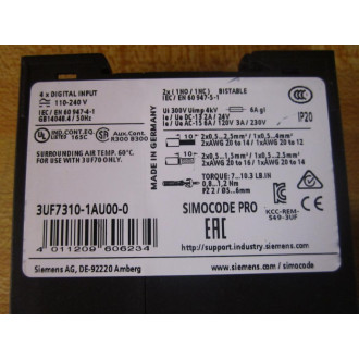 Siemens 3UF7310-1AU00-0 Digital Module - New No Box