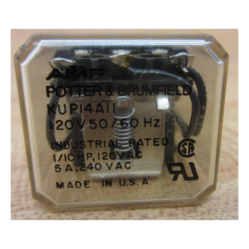 Potter & Brumfield KUP1411 120V Relay - New No Box