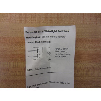 EAO EUS-704.000.5X Indicator EUS7040005X