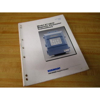 Rosemount 00809-0100-4729 8712CU Transmitter Manual 0080901004729 - Used