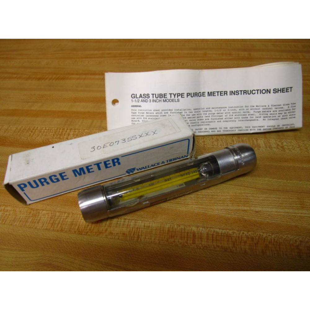 Wallace NPXQ-142 Purge Meter NPXQ142