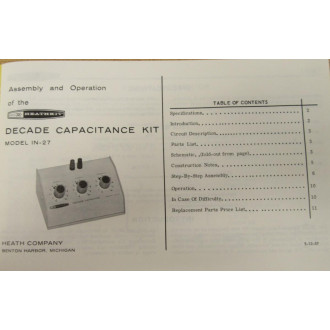 Heathkit 595-871 Manual 595871 - Used