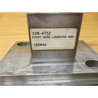16D04A Pivot Wire Lowering Arm 220-4752 - Used