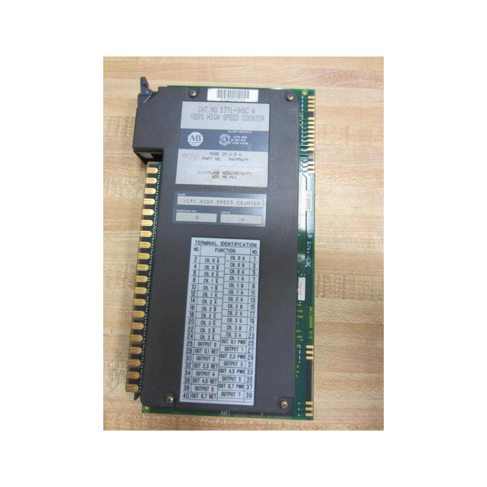 Allen Bradley 1771-VHSC Module 1771VHSC Series A 96095679 - Used