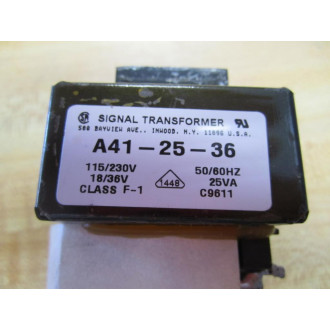 Signal A41-25-36 A412536 Transformer Class F-1 - Used