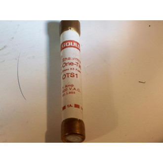Gould Shawmut Ferraz Trionic OTS1 Fuse 0TS-1 (Pack of 2)