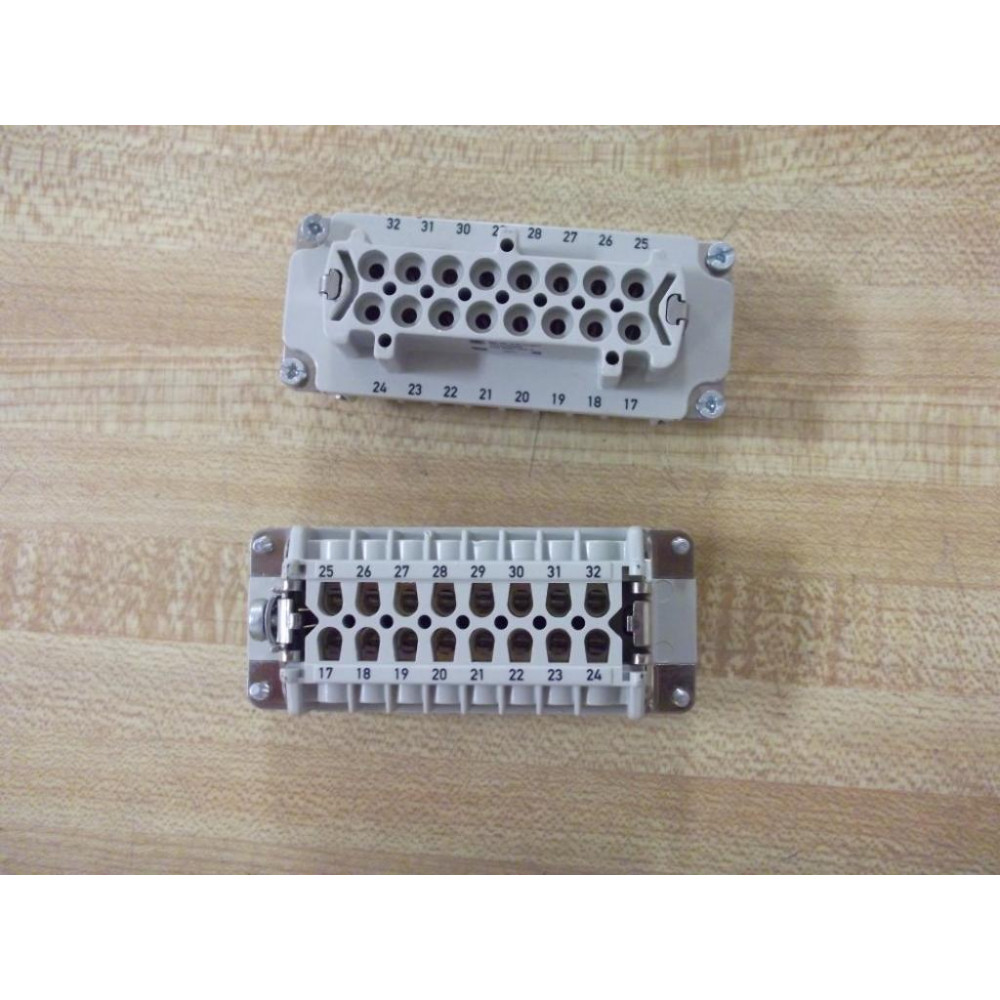 Weidmuller HBC-HE-16 BS 17-32 Connector (Pack of 2) - New No Box