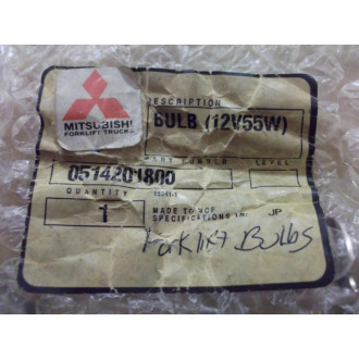 Mitsubishi 12V55W 051420-1800 Bulb (Pack of 2)