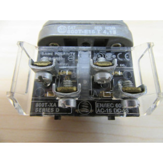 Allen Bradley 800T-E15A Push Button Switch - New No Box