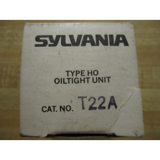 Sylvania T22A Oiltight Pushbutton Red