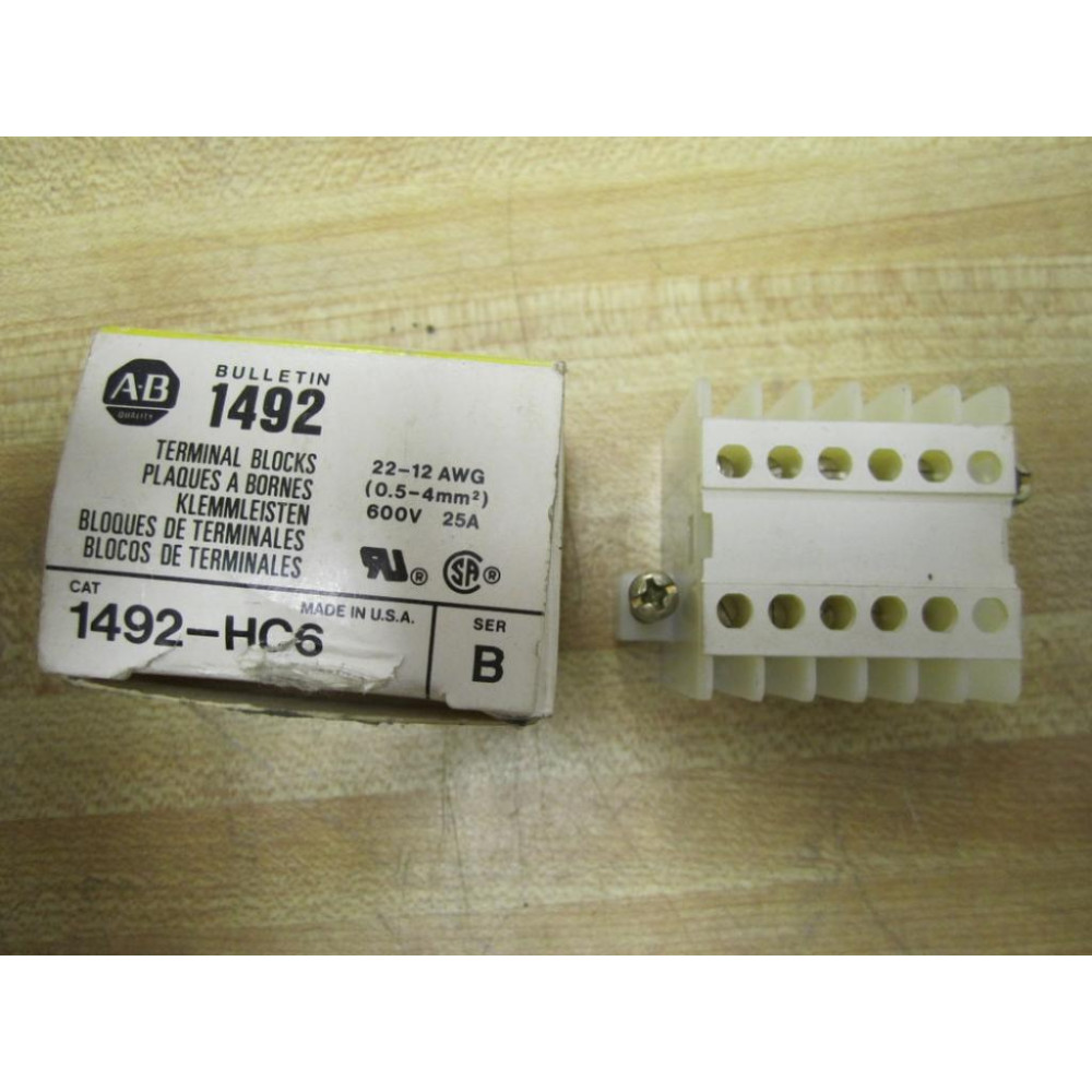 Allen Bradley 1492-HC6 Terminal Block 1492HC6