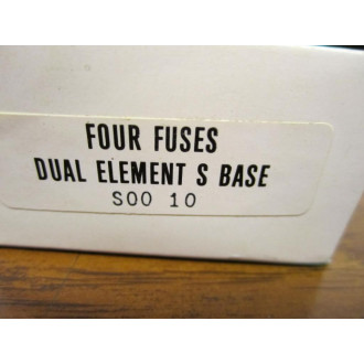 Bussmann S00 10 Fuse (Pack of 4)