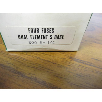 Bussmann S00 6- 14 Fuse (Pack of 4)