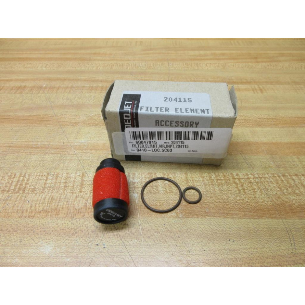 VideoJet 204115 Pneumatic Filter Assy. Red