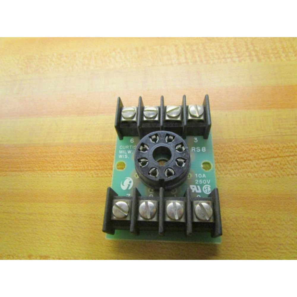 Curtis RS 8 Relay Socket RS8 (Pack of 3) - New No Box