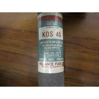 Reliance KOS 40 Fuse (Pack of 7) - New No Box