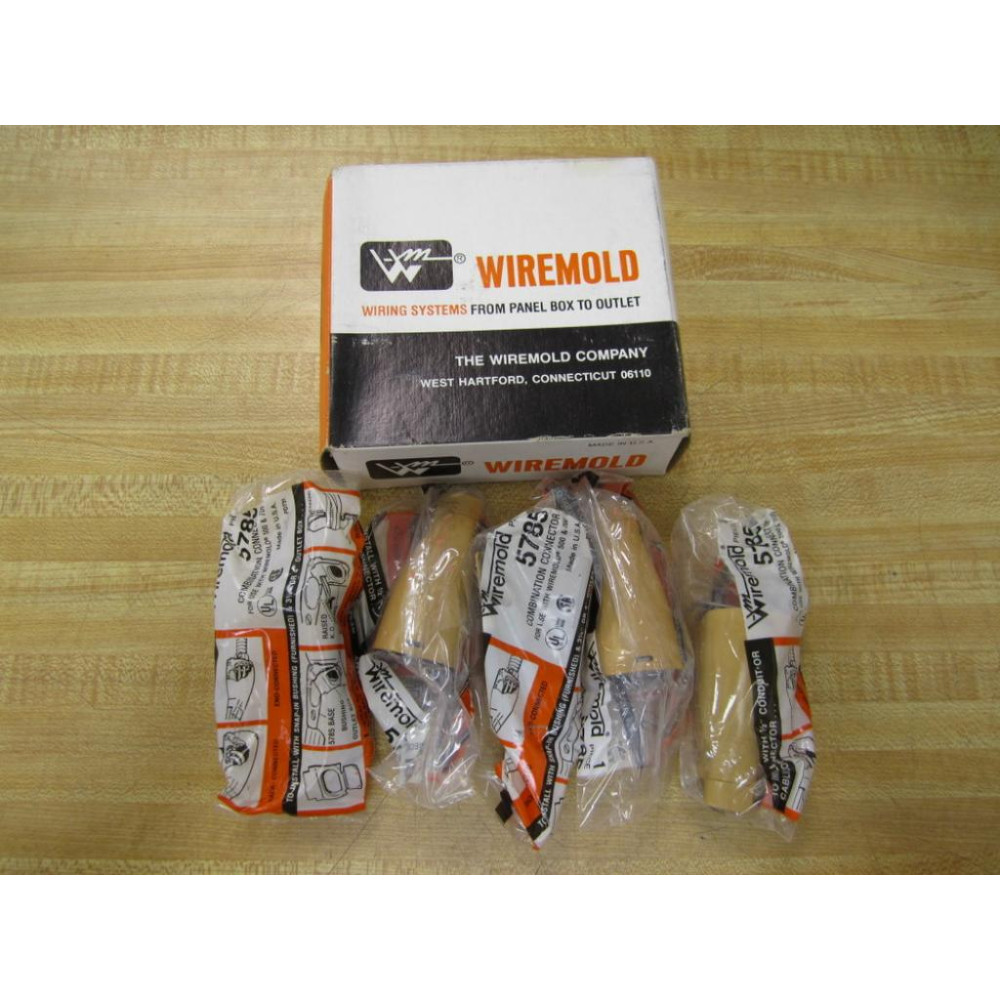 Wiremold 5785 Combination Connector Buff (Pack of 5)