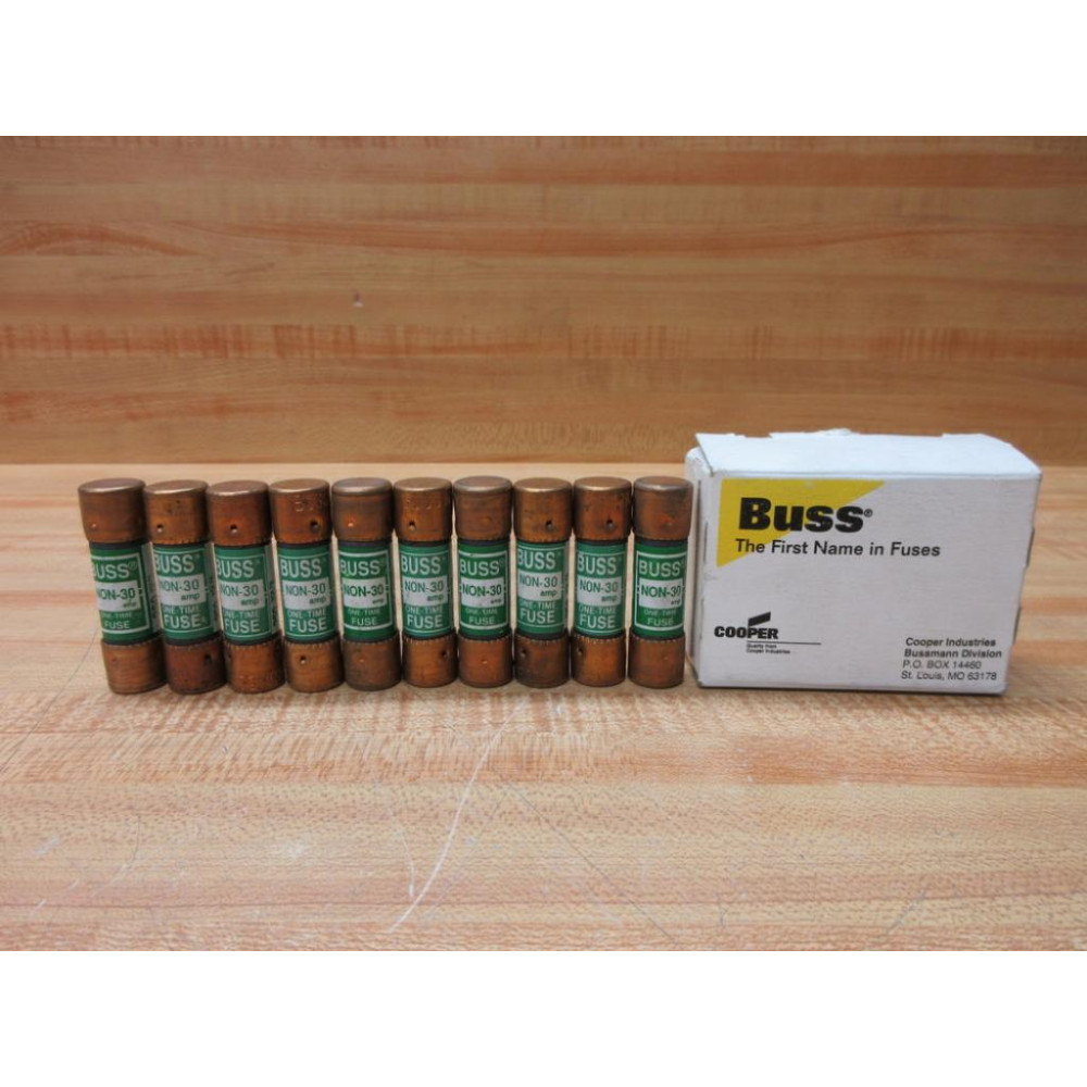 Buss NON-30 Bussmann Fuse Cross Ref 4XF93 (Pack of 10)