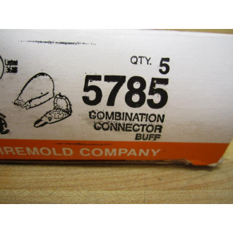 Wiremold 5785 Combination Connector Buff (Pack of 5)