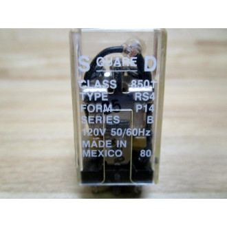 Square D 8501 RS4 P14 Relay 8501RS4P14 - New No Box