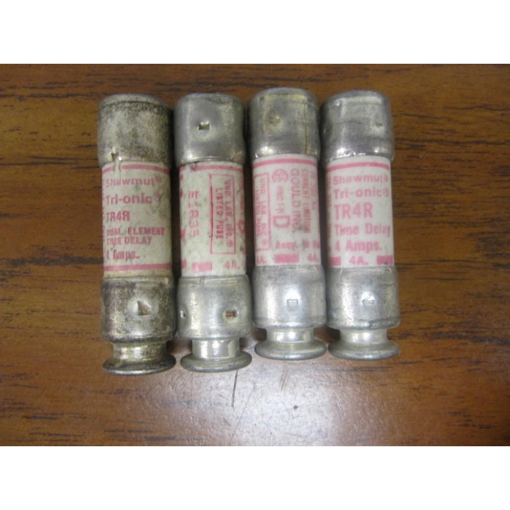 Gould Shawmut Ferraz TR4R Mersen Fuse Cross Ref 4TCN9 (Pack of 5) - Used