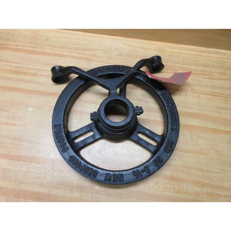 Babbitt No. 2-12 Adjustable Sprocket Rim 2-12 Cast Iron - New No Box