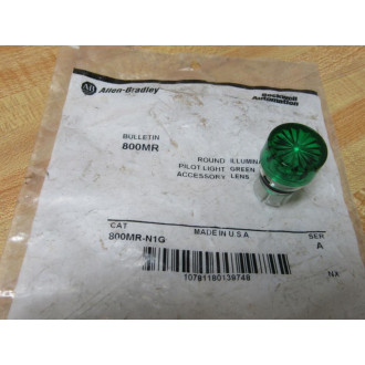 Allen Bradley 800MR-N1G Green Pilot Light Lens 800MRN1G