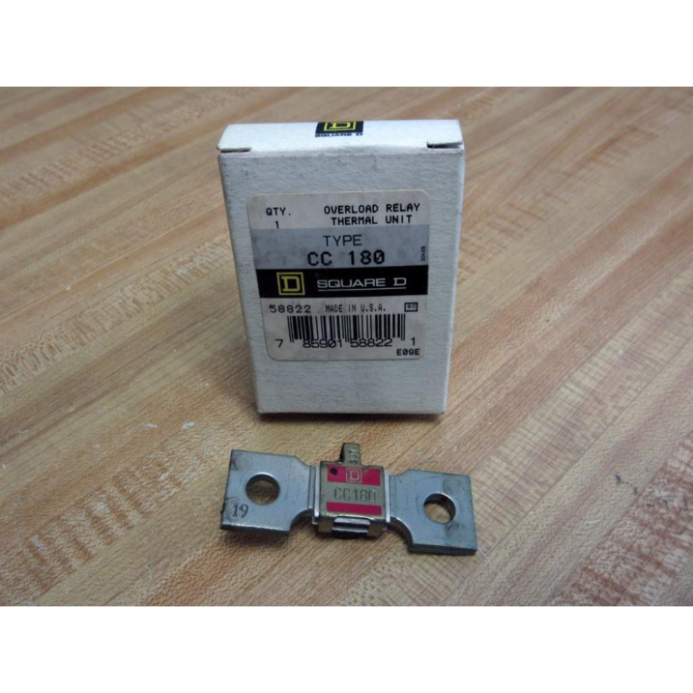 Square D CC180.0 Overload Thermal Heater Unit CC180