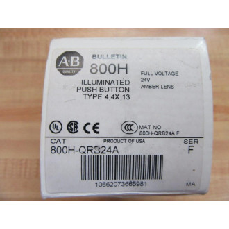 Allen Bradley 800H-QRB24A Button w800T-N330 & 800T-XA