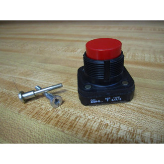 Allen Bradley 800H-R Push Button 800H-R... Red - Used