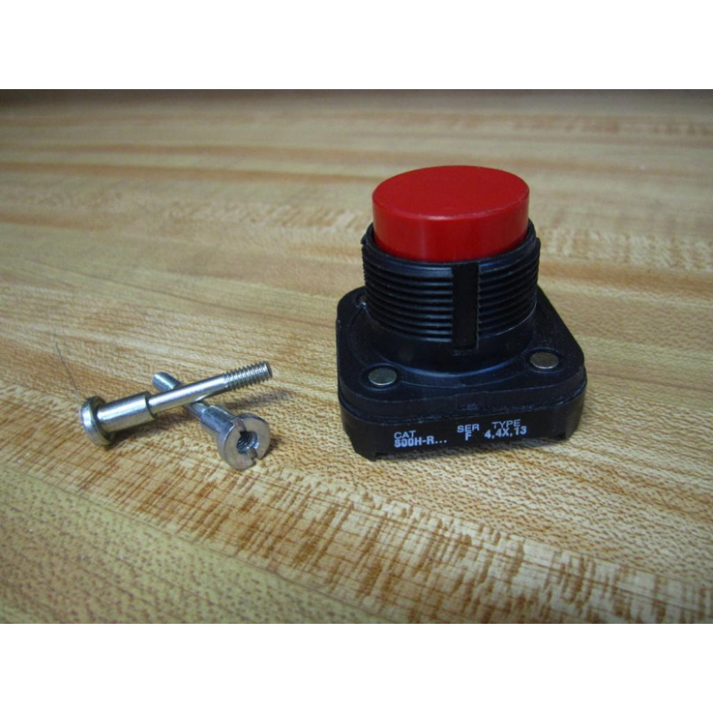 Allen Bradley 800H-R Push Button 800H-R... Red - Used