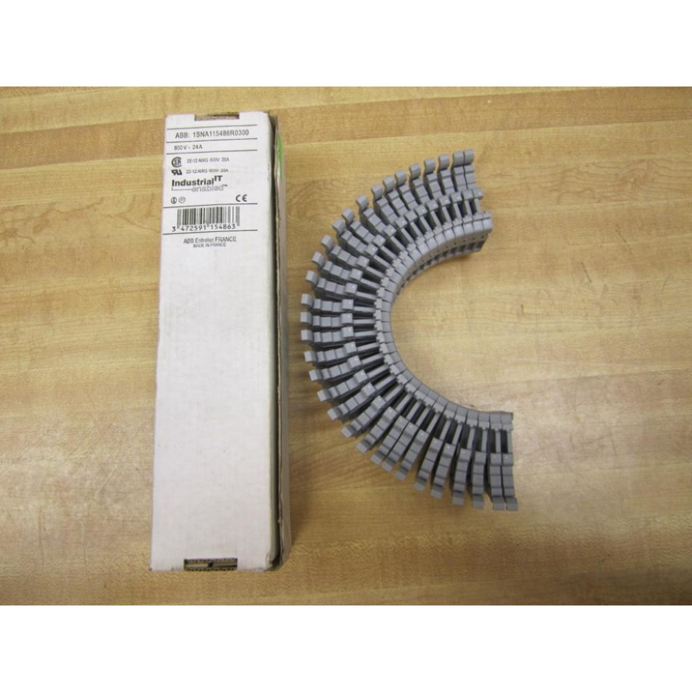 ABB Entrelec 1SNA115486R0300 Terminal Blocks MA2.55 (Pack of 16)
