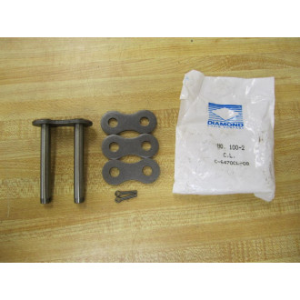 Diamond Chain C-6470CL-08 Connecting Master Link C6470CL08 (Pack of 3)